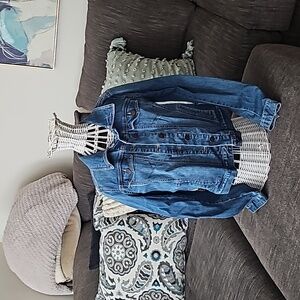 Loft Jean Jacket, Size Small